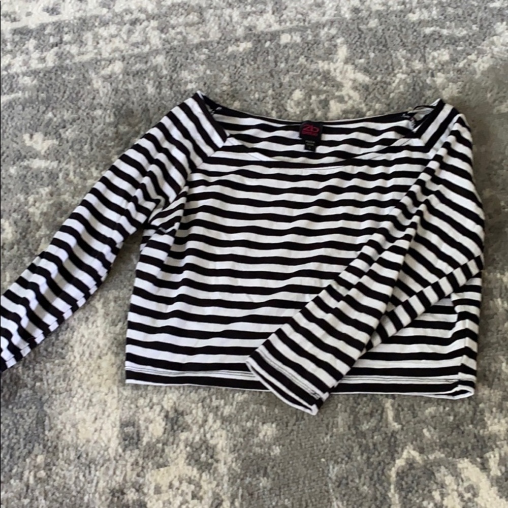 3/4 sleeve crop
